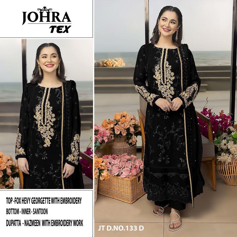 Johra Tex 133 ABCD Embroidered wholesale pakistani suits india