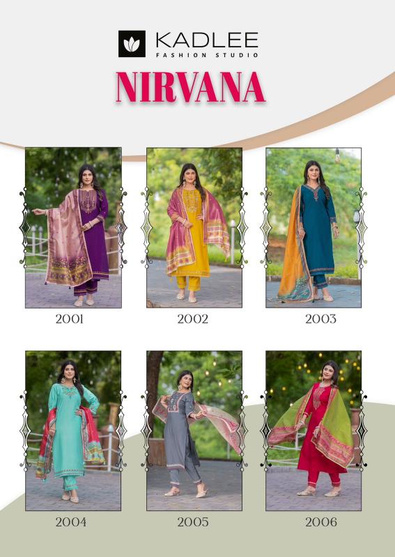 Kadlee Nirvana Catalog Viscose Weaving kurti catalogue wholesale online