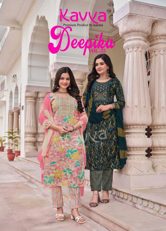 Kavya Deepika Vol 35 Catalog catalogue kurtis manufacturers in surat