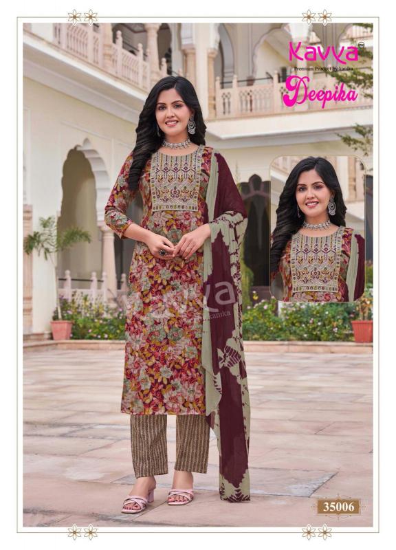 Kavya Deepika Vol 35 Catalog catalogue kurtis manufacturers in surat