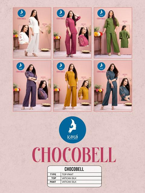 Kaya Chocobell Catalog Vatican Silk Co Ord Set