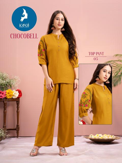 Kaya Chocobell Catalog Vatican Silk Co Ord Set