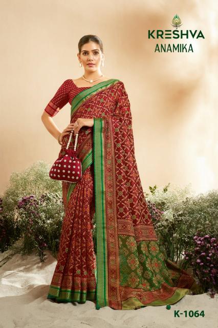 Kreshva Anamika Catalog Georgette Fancy online sarees from india sale