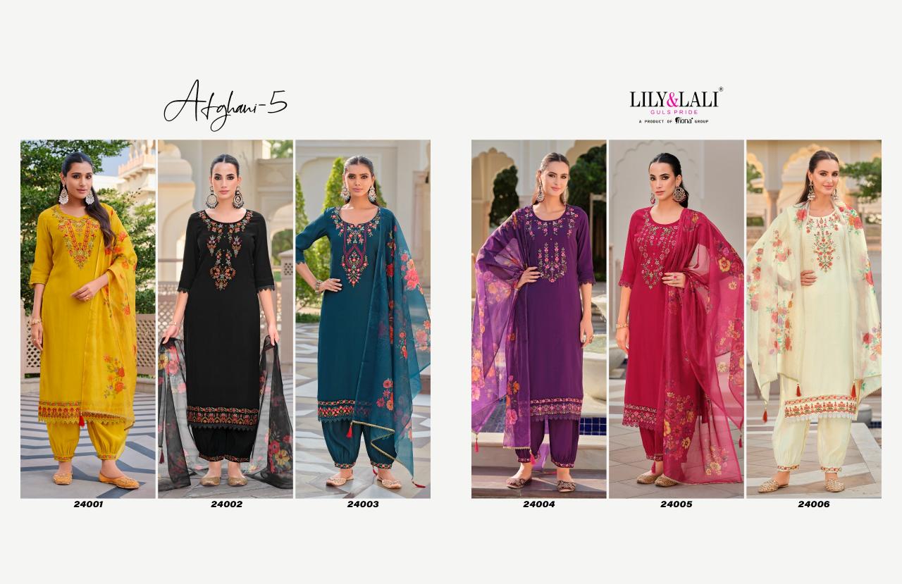 Lily & Lali Afghani Vol 5 wholesale kurtis in hyderabad online