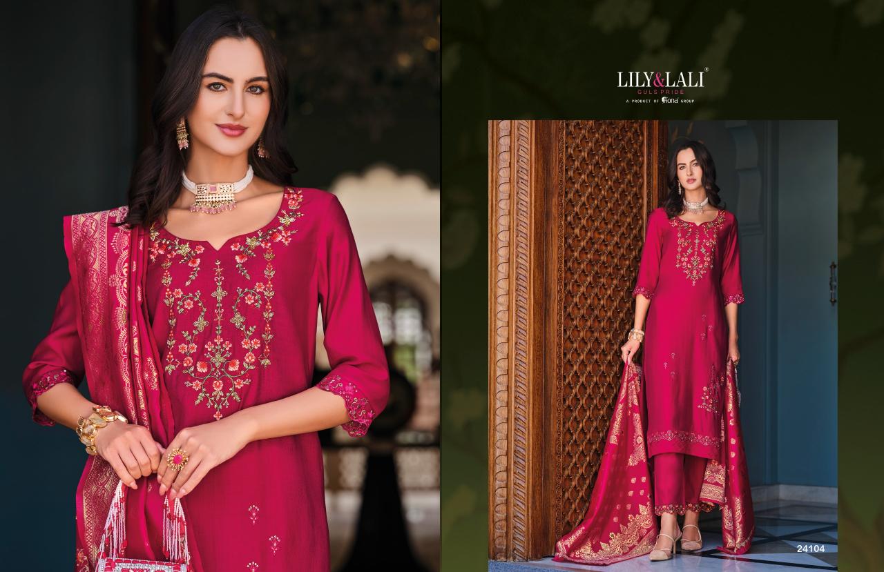 Lily & Lali Hasmeena Vol 5 Catalog branded kurtis name list in india for franchise