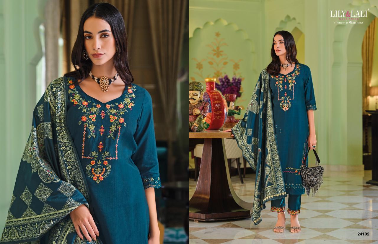 Lily & Lali Hasmeena Vol 5 Catalog branded kurtis name list in india for franchise