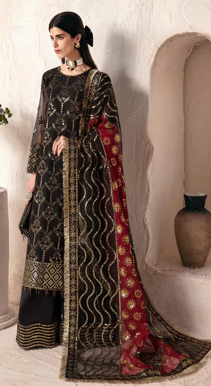 Mahnur M 907 Catalog Georgette suit pakistani shimmer sequins
