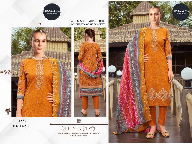Mehboob Tex 1457 To 1460 Catalog pakistani heavy wedding suits
