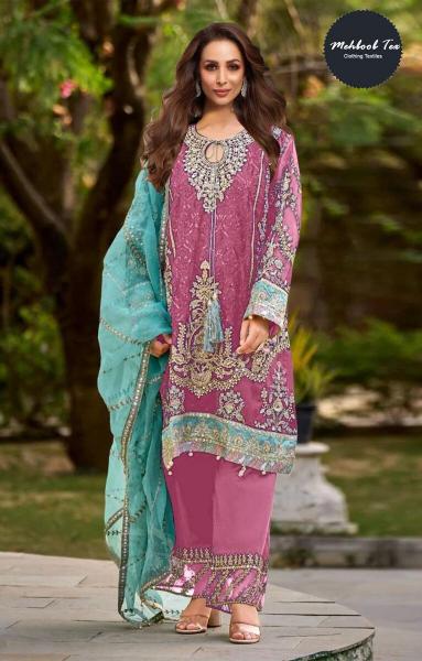 Mehboob Tex 1472 Catalog Organza Pakistani salwar suit online