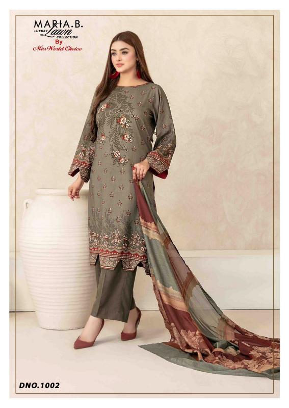 Miss World Maria.B Vol-01 – Karachi Dress Material - Wholesale Catalog