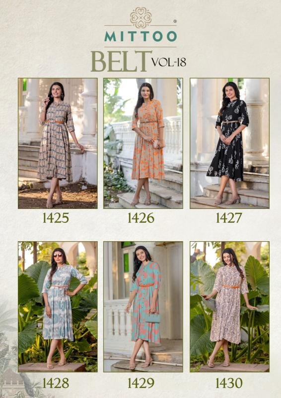 Mittoo Belt Vol 18 type of kurti is too popular in india
