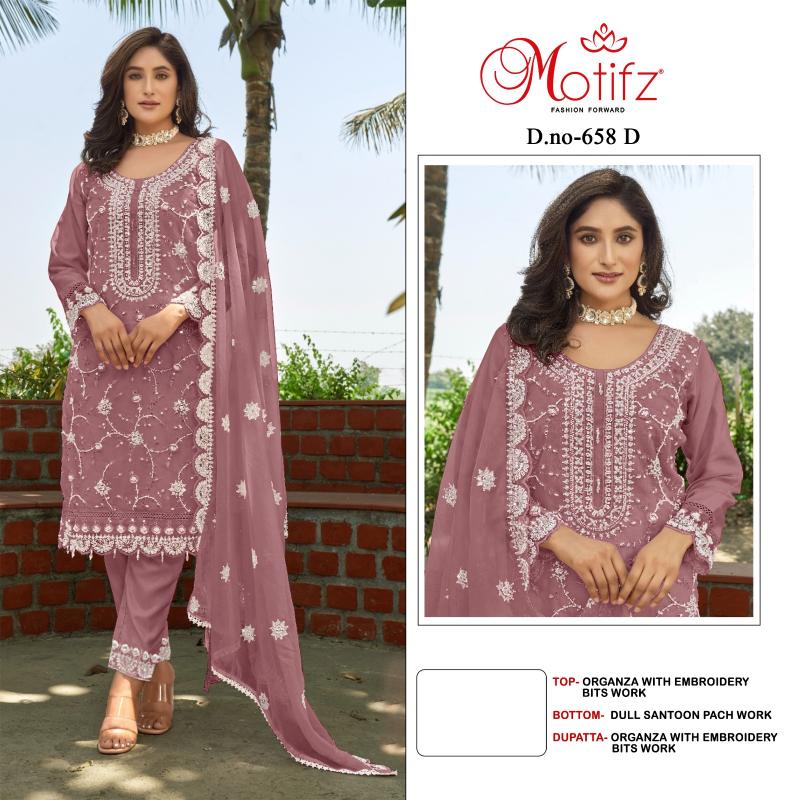 Motifz 658 Organza wholesale pakistani suits in hyderabad