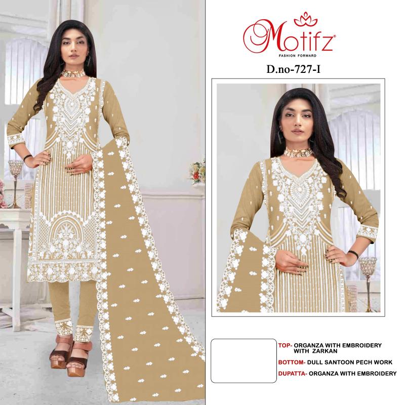 Motifz 727 IJKL Catalog pakistani suits shop near me