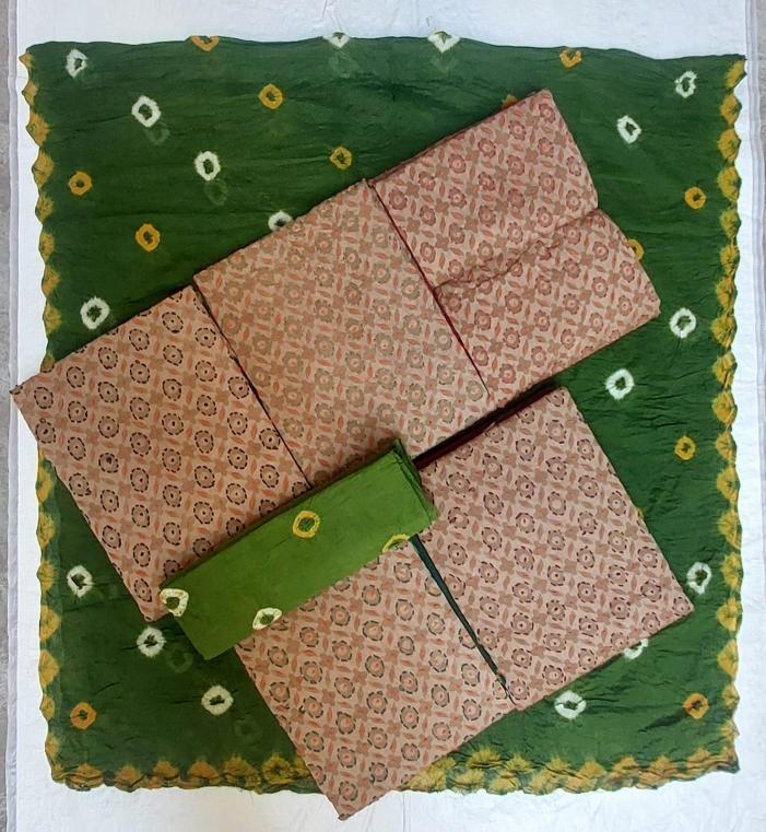 Mukesh Satin Bandhej With Work Vol-01 – Dress Material - Wholesale Catalog