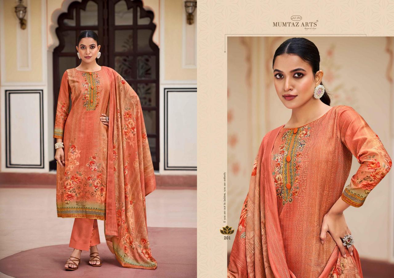 Mumtaz Arts Mannat Work Catalog dress material wholesale shops in hyderabad