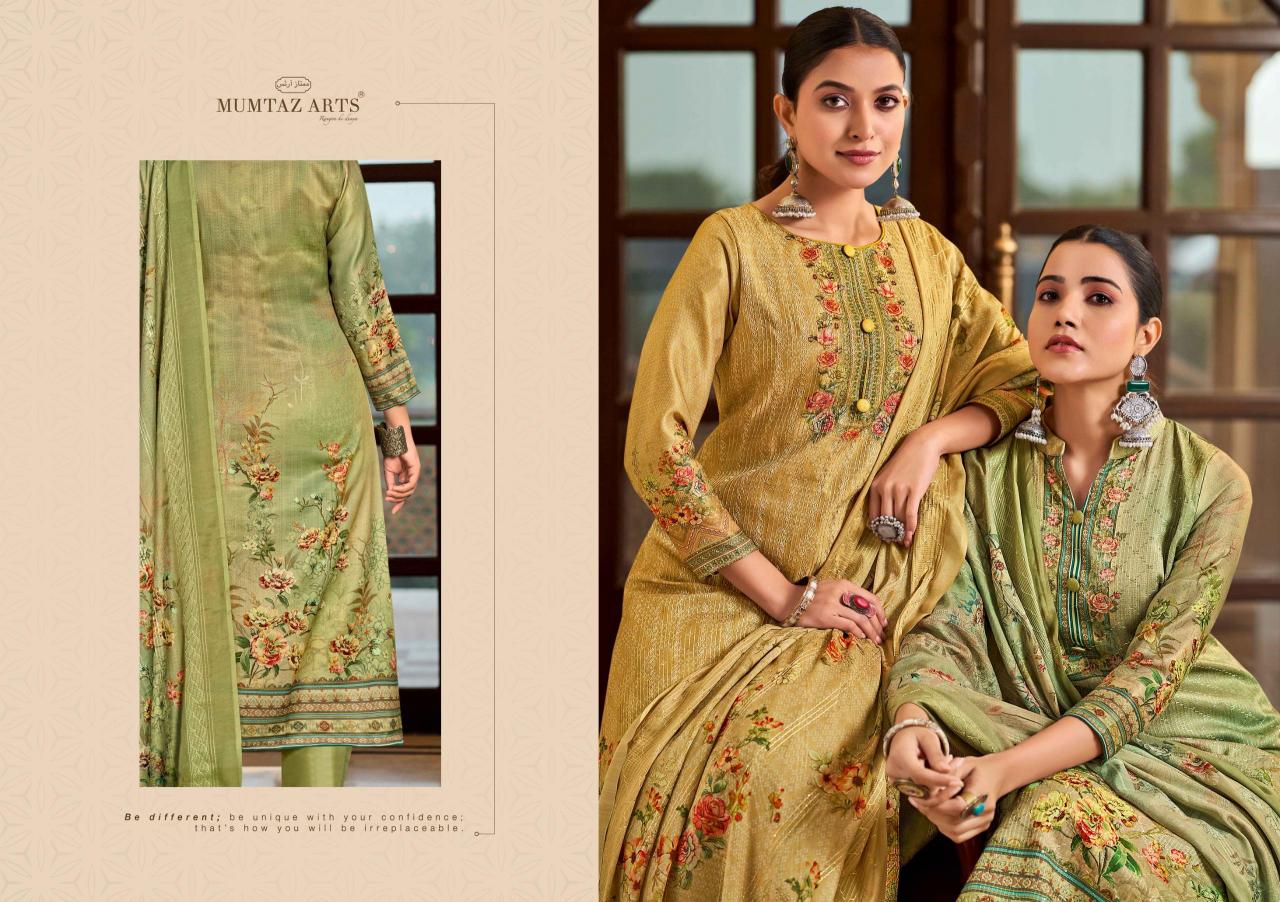 Mumtaz Arts Mannat Work Catalog dress material wholesale shops in hyderabad