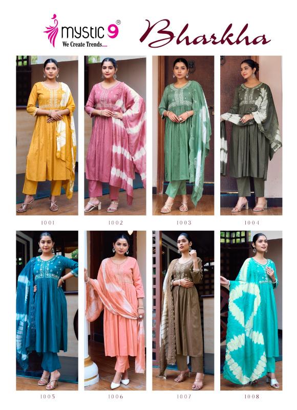 Mystic 9 Bharkha Vol 1 Catalog cotton kurti design catalogue