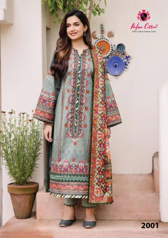 Nafisa Saniya Vol-02 - Karachi Dress Material  - Wholesale Catalog