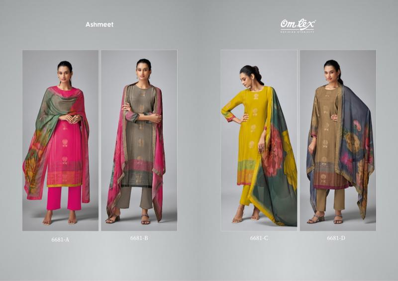 Omtex Ashmeet Catalog wholesale salwar kameez market in kolkata