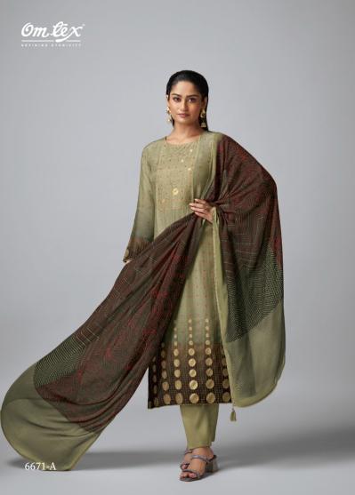 Omtex Darshini salwar kameez materials wholesale bangalore