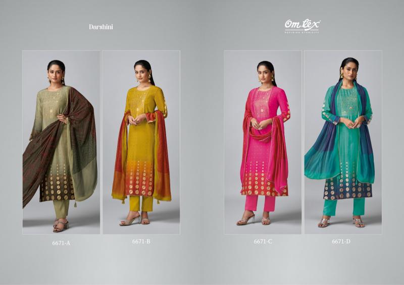 Omtex Darshini salwar kameez materials wholesale bangalore