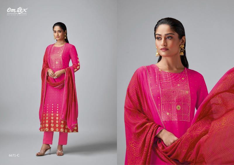 Omtex Darshini salwar kameez materials wholesale bangalore