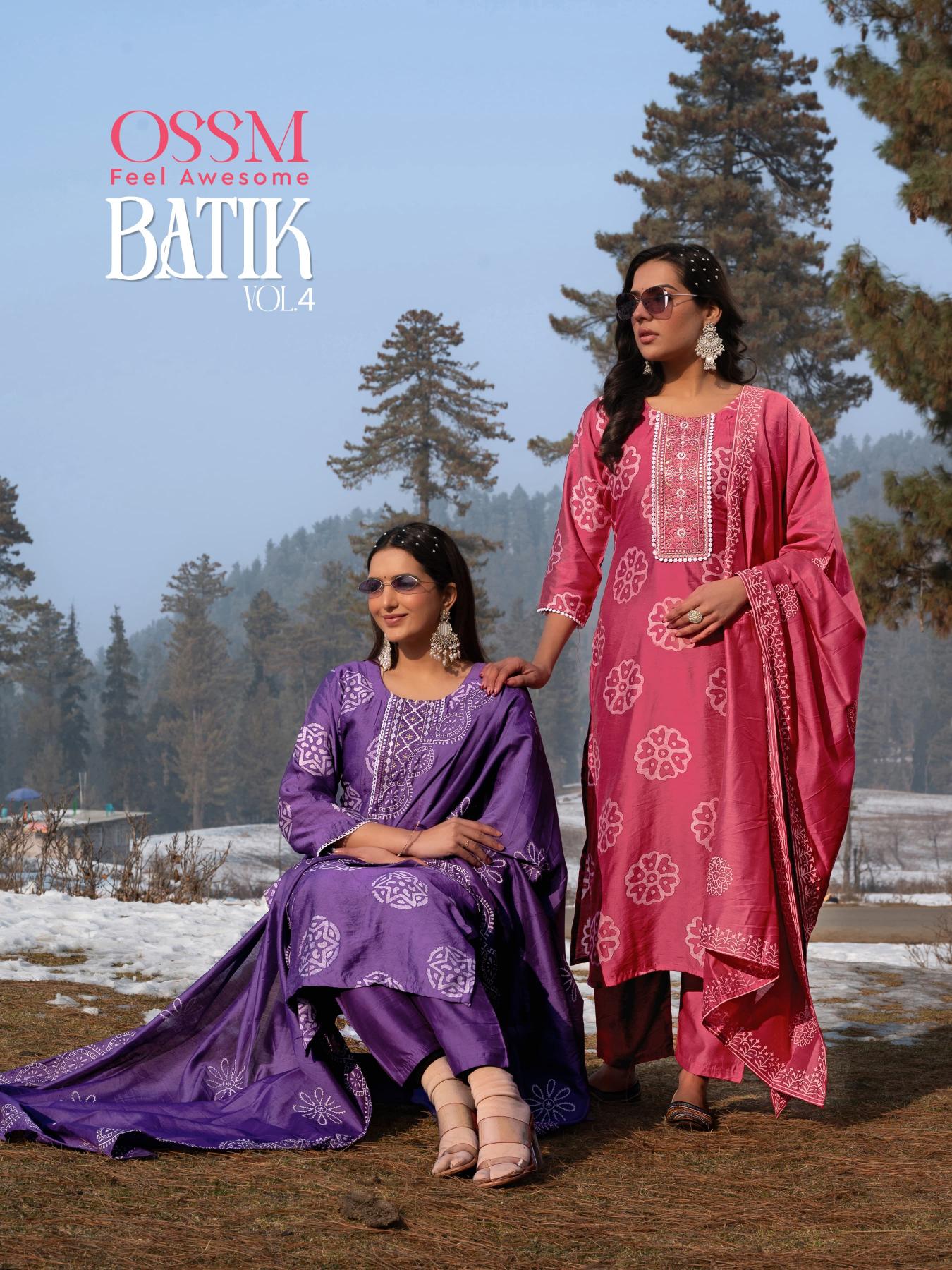 Ossm Batik Vol 4 western style kurtis onine buy india