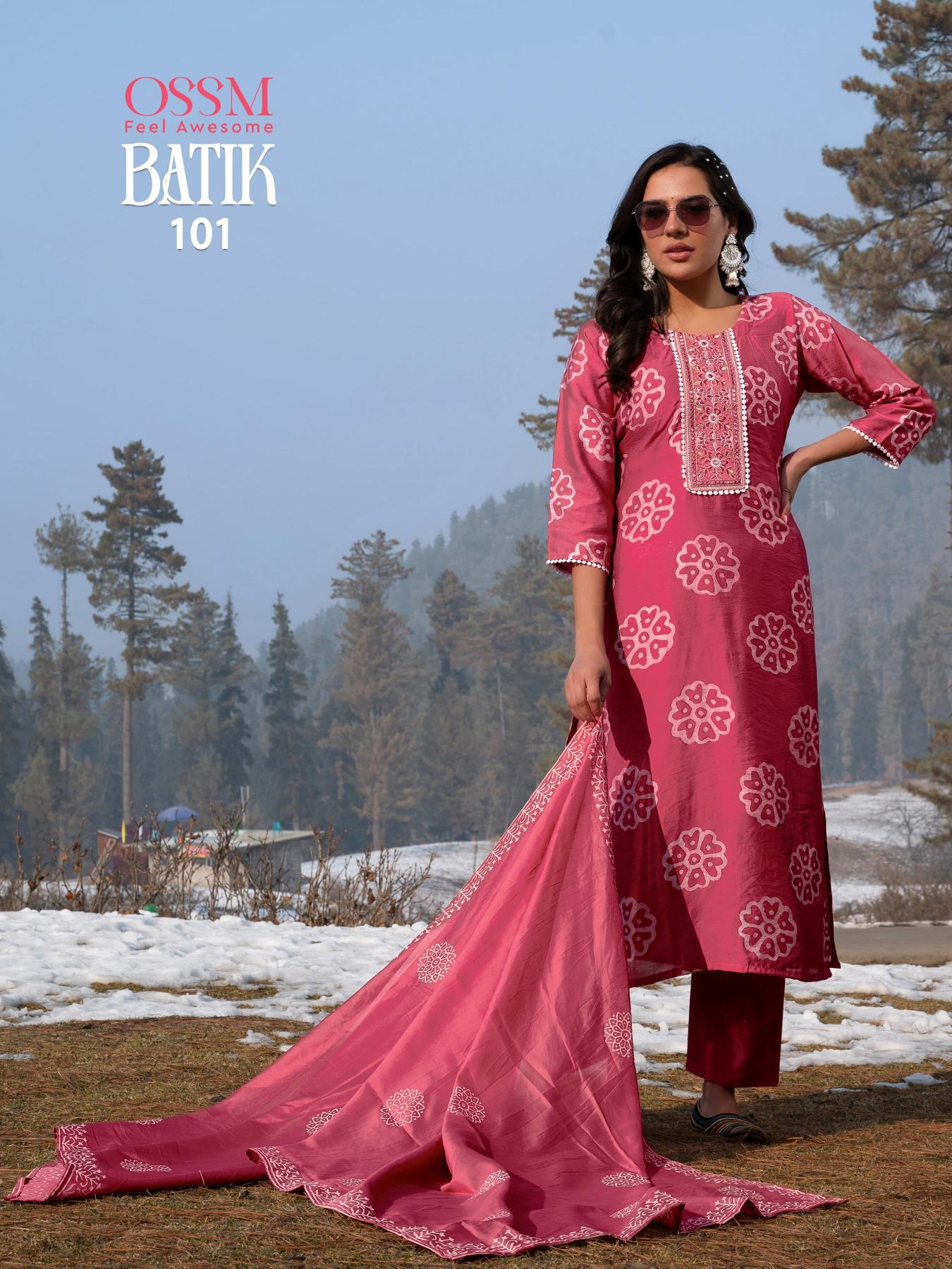Ossm Batik Vol 4 western style kurtis onine buy india