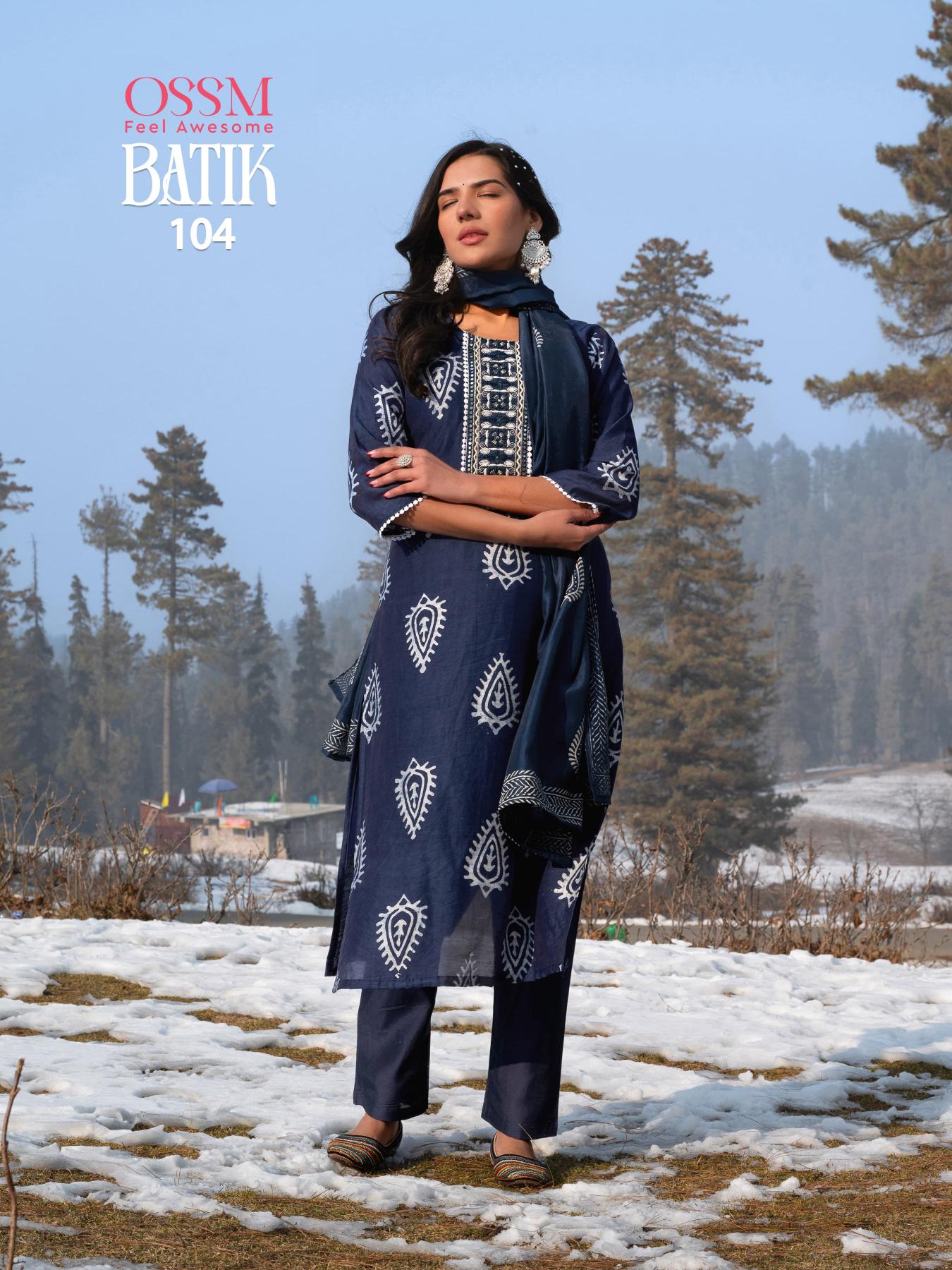 Ossm Batik Vol 4 western style kurtis onine buy india