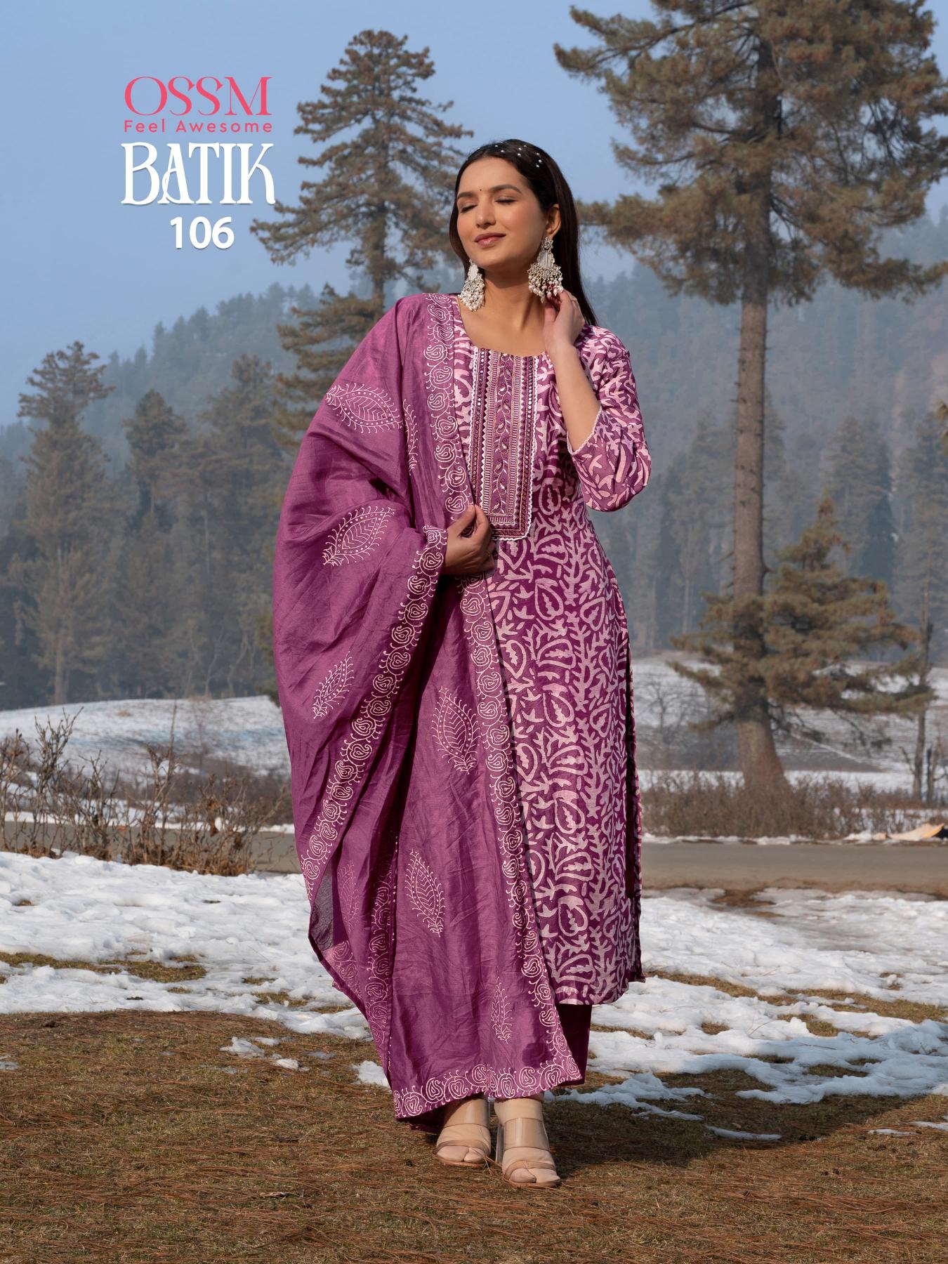 Ossm Batik Vol 4 western style kurtis onine buy india