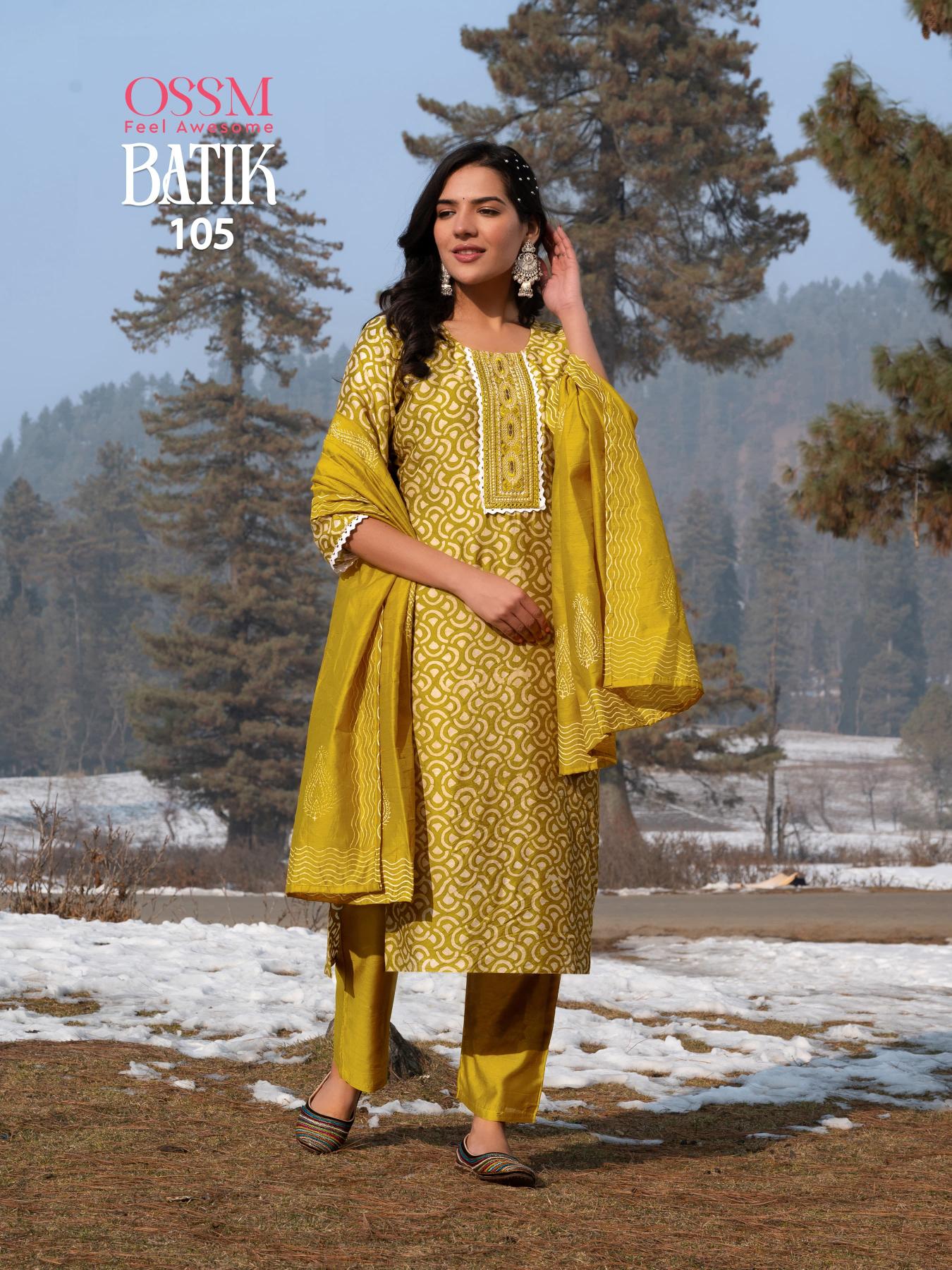 Ossm Batik Vol 4 western style kurtis onine buy india