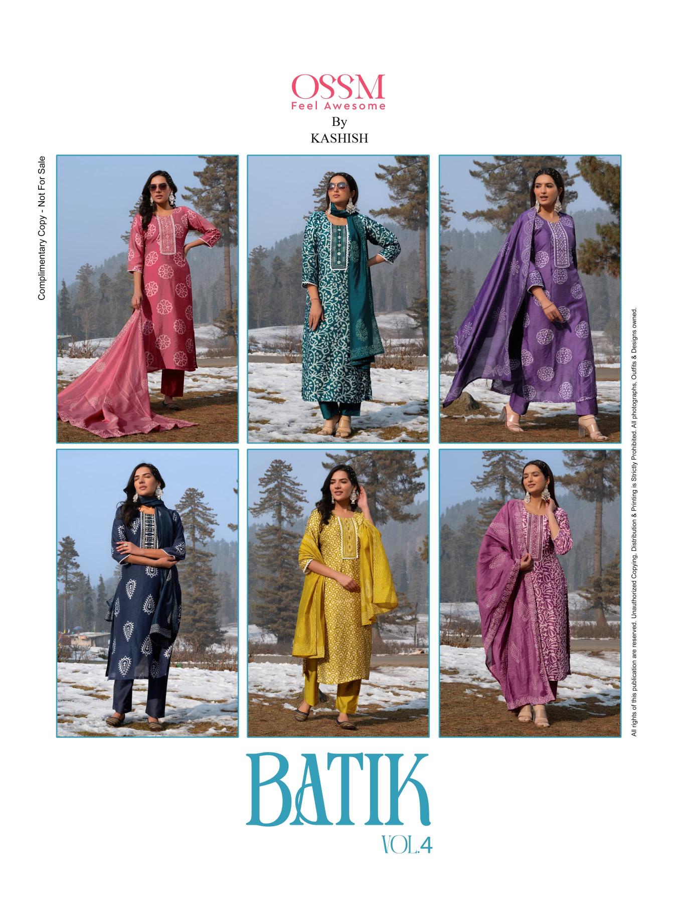 Ossm Batik Vol 4 western style kurtis onine buy india