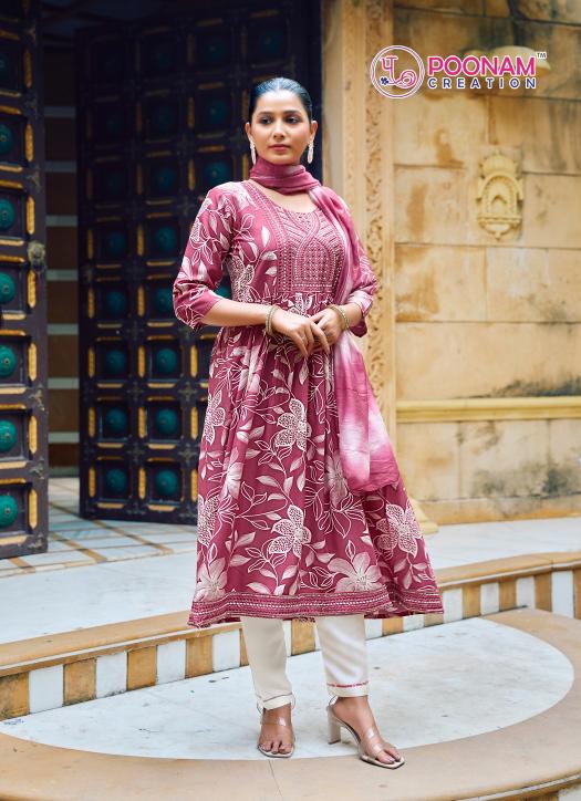 Poonam Sara Vol 4 Catalog kurti manufacturer for online in surat