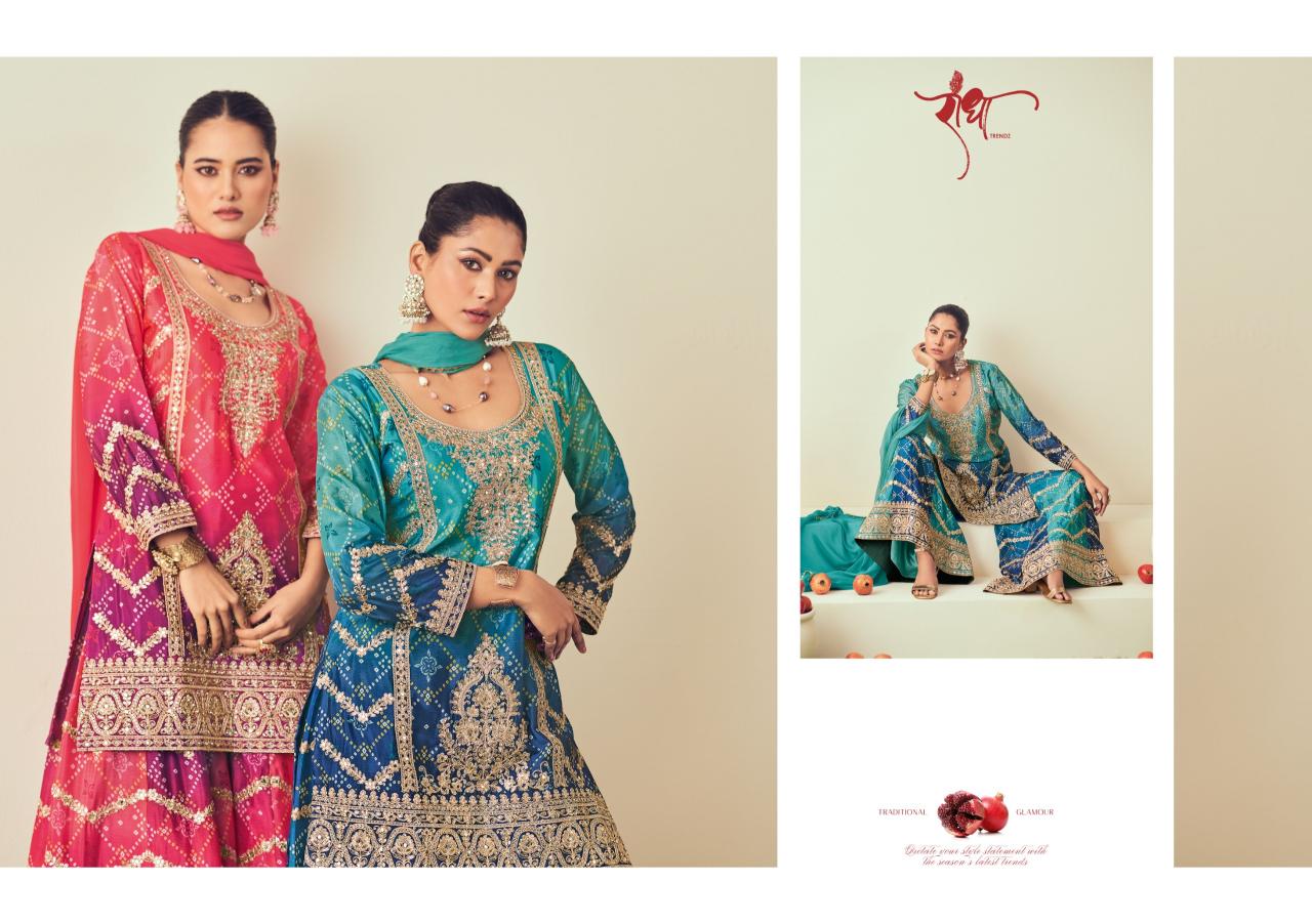 Radha Trendz Rajmahal Catalog unstitched salwar kameez wholesalers