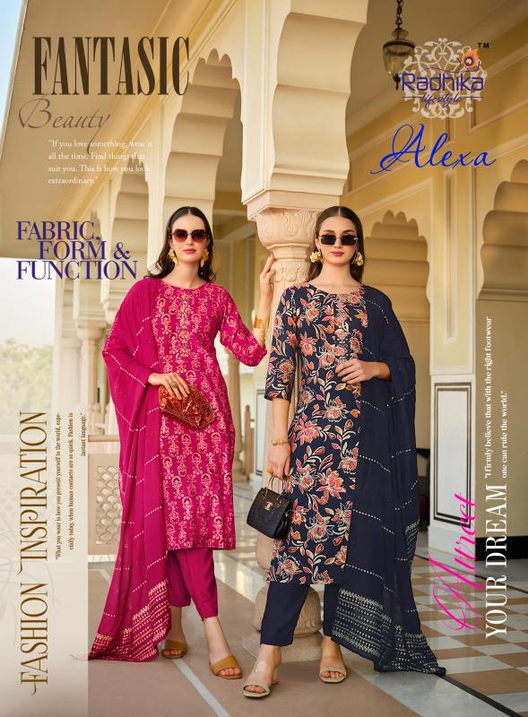 Radhika LifeStyle Alexa Vol 1 Catalog indian kurtis online shopping australia