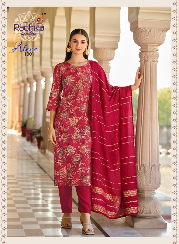 Radhika LifeStyle Alexa Vol 1 Catalog indian kurtis online shopping australia