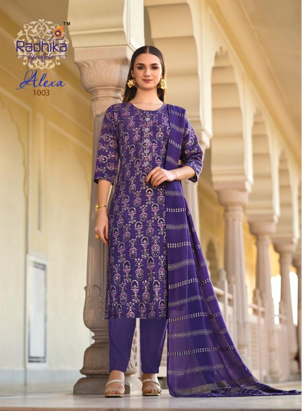 Radhika LifeStyle Alexa Vol 1 Catalog indian kurtis online shopping australia
