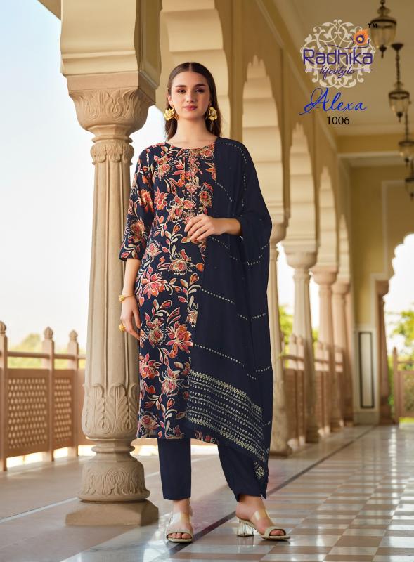 Radhika LifeStyle Alexa Vol 1 Catalog indian kurtis online shopping australia