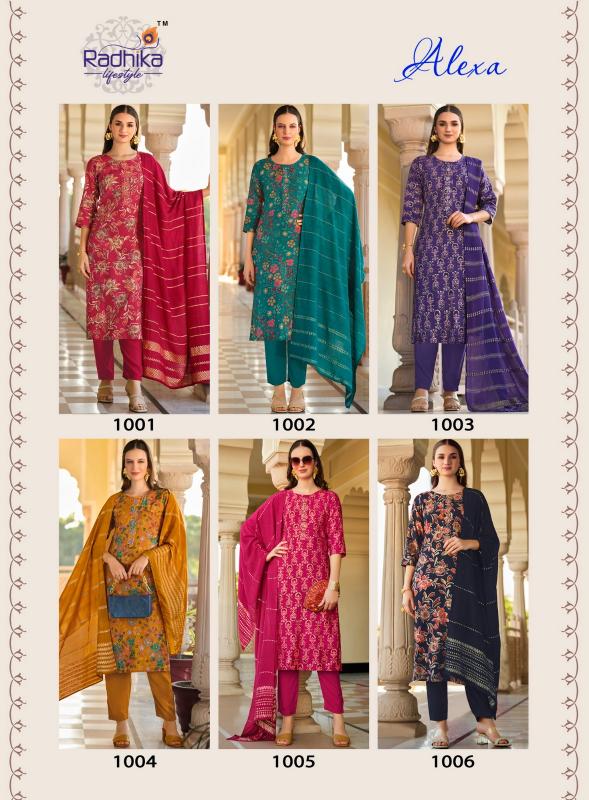 Radhika LifeStyle Alexa Vol 1 Catalog indian kurtis online shopping australia