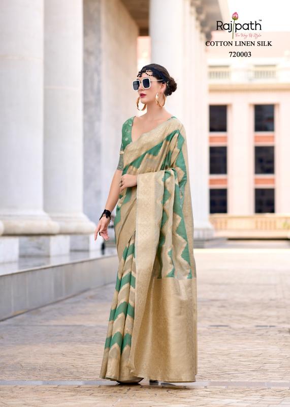 Rajpath Renault Catalog Cotton Linen Fancy famous silk sarees stores in india