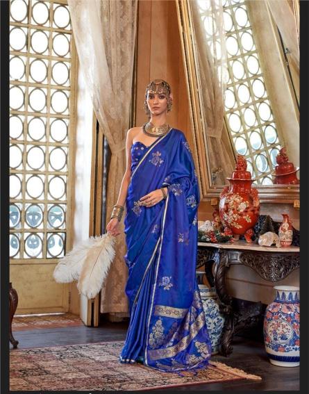Rajtex Kanthkala Catalog Flora Satin handloom sarees online india