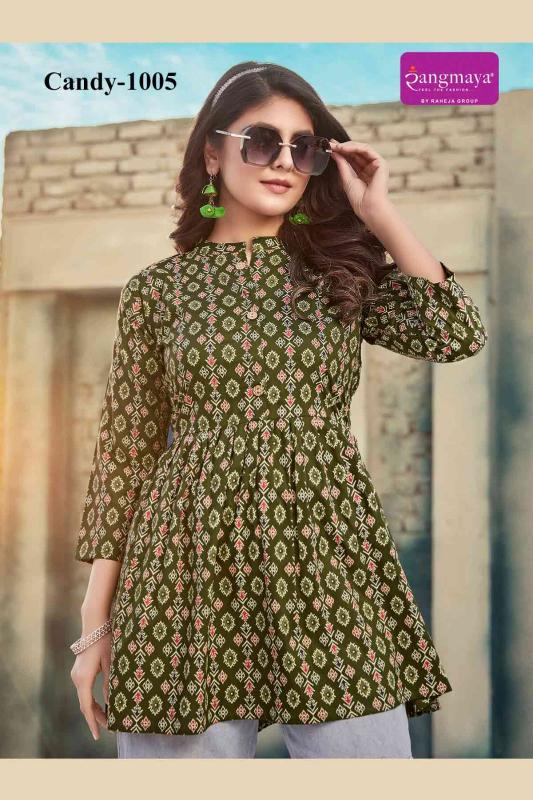 Rangmaya Candy Vol 10 Tunic kurti export to spain from india