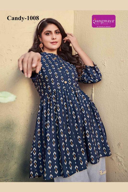 Rangmaya Candy Vol 10 Tunic kurti export to spain from india