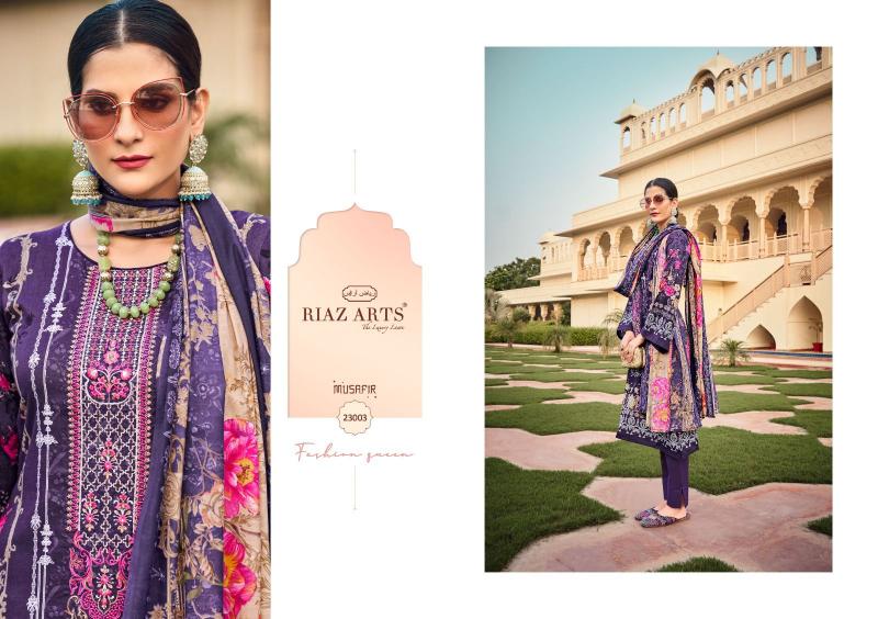 Riaz Arts Musafir Vol 14 Catalog dress materials for wholesale
