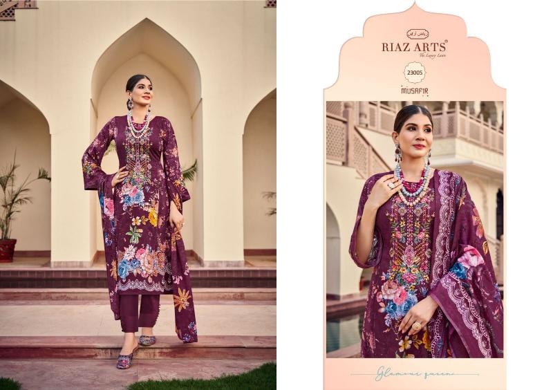 Riaz Arts Musafir Vol 14 Catalog dress materials for wholesale