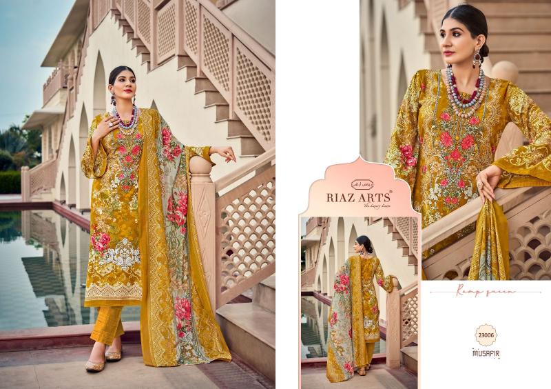 Riaz Arts Musafir Vol 14 Catalog dress materials for wholesale