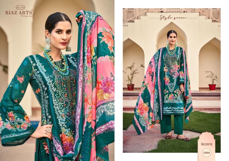 Riaz Arts Musafir Vol 14 Catalog dress materials for wholesale