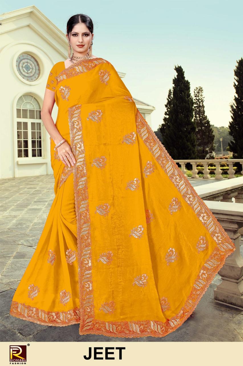 Ronisha Jeet Catalog premium saree brands india