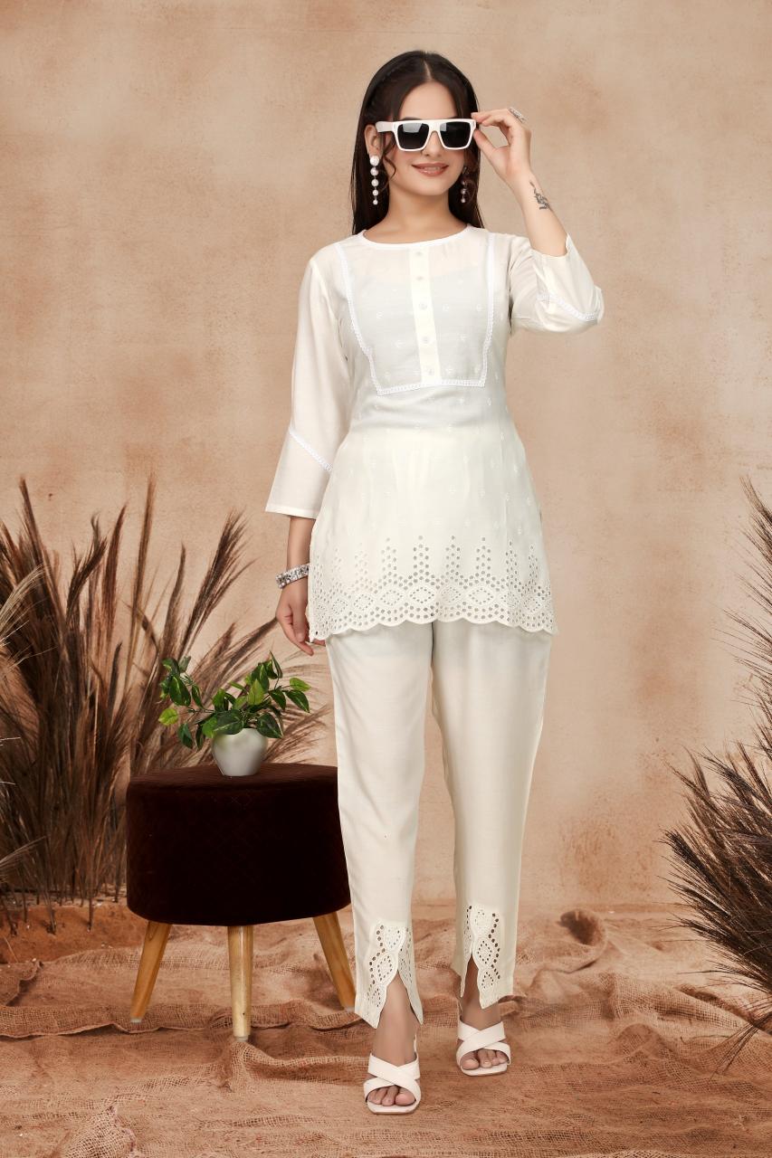 Sabella Fancy Schiffly Work Co Ord Set Collection Catalog  