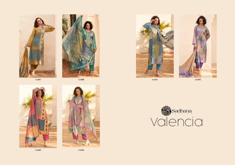 Sadhana Fashion Valencia Catalog best wholesale salwar kameez market